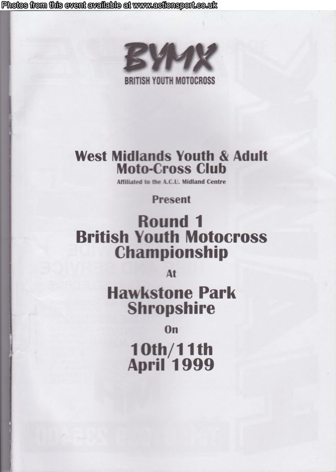 Event programme page
